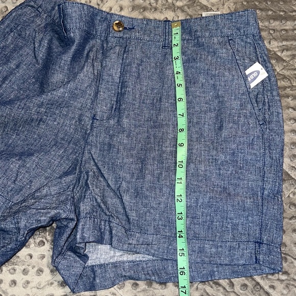 Old Navy size 16 womens everyday short linen blend mid rise side pockets summer - Picture 4 of 10